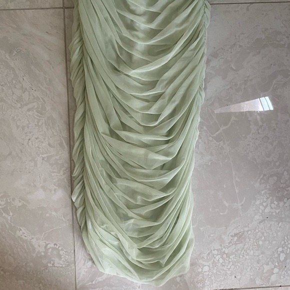 Aritzia Babaton Luxor Dress in Sage - Picture 5 of 9